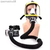 Protective Clothing Protective Electric Constant Flow Supplied Air Fed Full Face Gas Mask Respirator System respirator Mask Workplace Safety Supplie HKD230827