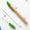 Ballpoint Pens 100pc/działka papierowa piłka Pen Eco Recykling Paper Ball Pen Eco-Frotly Pen School Supplies 230827