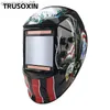 Protective Clothing Large Window 4 Sensors Externally Adjustable DIN5-DIN13 Solar Auto Dimming Protective Welding Mask HKD230826