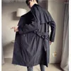 Męskie płaszcze okopowe 2023 Odzież marki Spring Wysokiej jakości płaszcze biznesowe/mężczyzna Slim Fit Long Casual Windbreaker Jackets S-5xl