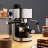 Manual Coffee Grinders Home Office Small Drip Filter Machine Semiautomatic Steam Milk Frothing Integrated Fancy Italian Brewing 230828