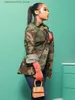 Vestes pour femmes Camouflage Print Big Pocket Jacket 2023 Spring INS Vêtements à manches longues Camo Trench Coat Casual Oversize Cardigan Top Outwear T230828