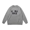 Huma Cartoon Tijgerkop Pullover Designer Sweater Heren en dames Casual losse ronde hals gebreide top met lange mouwen Mad