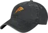 Bollmössor Pizza Hat Baseball Dad för kvinnor Män Black Cotton Classic Vintage Justerbar tvättad färgad lågprofil Sport Cap Outdoor