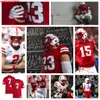 Maillot de football Nebraska Cornhuskers 3 Nick Henrich 54 Bryce Benhart 99 Ty Robinson 19 Kaine Williams 12 Chubba Purdy 16 Elijah Jeudy