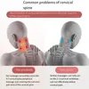 Massaggiatore per il collo Massaggio elettrico intelligente per il collo cervicale 8 Macchina per massaggio termico della testa per l'assistenza sanitaria del collo Lo strumento per il massaggio del collo dovrebbe trattare il dolore 230828