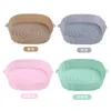 AirFryer Pan Silicone Basket Airfryer Oven Baking SiliconeTray Reusable Airfryer Pot Pan Liner Mold Pizza Chicken Baking Dishes HKD230828