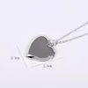 Pendentif Colliers Cadeau de Noël Émail Creux Charme Boîte Po Cadre Médaillon Collier Mode Coeur Bijoux YT-N327