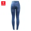 Jeans da uomo 2495 Youaxon Taglia EU 5 tasche Jeans a matita per ragazze Streetwear Pantaloni skinny elasticizzati in denim Jeans per donna Drop 230826