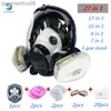 Skyddskläder som arbetar kemisk gasmask 6800 full ansiktsmask respirator full ansiktsmask med kolfilter. Industriell sprayfärg HKD230826