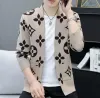 Pulls pour hommes Pull Cardigan Hommes Casual Col V Chemise Automne Hiver Slim Fit Manches Longues Hommes Tricoté Pull Homme Top