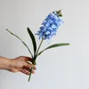Decorative Flowers 3D Hyacinth Narcissus Plastic Artificial Flower Potted DIY Crafts Floral Festival Party Fake Plants