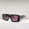 Óculos de sol de grife para mulheres homens polarizados net vermelho irregular moda feminina versátil rua hip hop óculos de sol masculinos SPR 15y marcador triangular com logotipo e caixa