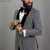 Özel Moda Erkekler İçin Siyah Beyaz Düğün Takımları Coat Man Slim Fit Damat En İyi Erkek Parti Resmi Leisure Blazer Sadece Ceket Q230828