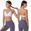 Yoga Outfit Femmes Sports Soutien-gorge Poitrine Pad Gym Fitness Sous-vêtements de course Push Up Elasticité Respirant Femme Sexy Top Gilet Confort