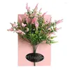 장식용 꽃 인공 식물 벽 장착 집에 매달려있는 장식