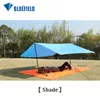 Tält och skyddsrum Ultralight Sun Shelter Camping Mat Beach Tält Pergola Awning Canopy 5 Färger 190T Tafta Tarp Waterproof Sunshelter 230826