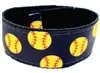 acessórios esportivos de titânio Fastpitch Softball manga scrunchies pacote combinado preto