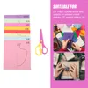 Storage Bottles Cut-out Paper Kit Foldable Funny Paper-cut DIY Origami Cuts Crafts Handcraft Toddler Scissors