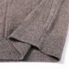 Jacquard 100 Pure Wool Swater kamizelka dla mężczyzn w średnim wieku kamizelka wełniania V-de-dec jesień i zimowy sweter dla mężczyzn HKD230828