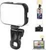 ULANZI VL100X Bi-Color Selfie Light Dimble 2500-6500K Clip LED Light Panel för telefon/bärbar dator/surfplatta/datorkamera Ljus HKD230828