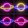 Planet Bar Neon Sign Light Party Wall Hanging LED för Xmas Shop Window Art Wall Decor Neon Lights Lamp USB eller Batteridriven HKD230825