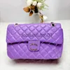 Designer Channel CC Sac Sacs à main Beach Bandoulière Le fourre-tout Sac à bandoulière Luxurys Marques de mode Homme Femme Violet Cuir Messenger Flap Sac de maquillage