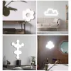 Vägglampor 1-65 stycken DIY-lampa Touch Switch Quantum LED Hexagonal Modar Creative Decoration Night Light Hexagons for Home Drop Delive DHKD1