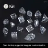 Loose Diamonds 0.3ct D Color HPHT Lab Grown Laboratory Cultivated Diamond Round Bare Gemstone Stone With Real IGI Authoritative Certificate