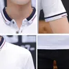 BROWON 2023 été polo décontracté hommes à manches courtes col rabattu coupe ajustée vendu couleur polo pour hommes grande taille HKD230825