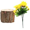 Decoratieve bloemen Zonnebloemornament Woondecoratie Groen Kantoordecoratie Neppotplanten Houten gesimuleerde bonsai Rustiek