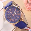 Wristwatches Fashionable Casual Women's Watch Geneva Double Level Belt Quartz Hand Students Fashion Wholesale Watches Drop