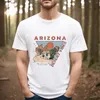 Heren T-shirts T-shirt Zomer Casual Fun Printing Cartoon Patroon Basic Katoenen Top Mode Veelzijdig Westers T-shirt.