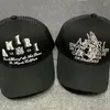 Gorras de bola Gorra de béisbol de moda 1: 1 Ropa de calle Bordado casual Logo Malla Sombreros transpirables para hombres y mujeres