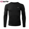 Fietsshirts Tops OUTTO Wielershirt Lange mouwen Fietsen Hardlopen Fitness Bodybuilding Ademend Jersey Basislagen voor fietsen Kleding 230828