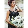2024 Custom Made Sheer Neck Sleevesless Mermaid Wedding Dresses Applices Sequined Bridal Gown Tulle Bride Dress 328 328