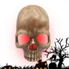 Nattljus realistiska skalle ljus 2023 halloween skräck skelett lampa plug i vägg läskiga festgåvor nl003
