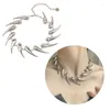 Hänghalsband Hip Hop Thorny Collar Halsband Punk Pepper Fringe Charm Choker Fashion F19D