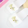 Zapatillas equipo novia desechables para despedida de soltera suministros despedida de soltera para ser decoraciones de boda DIY regalo de dama de honor