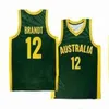 2023 Australia World Cup Basketball Jersey 5 PATTY MILLS 3 Josh Giddey 12 Xavier Cooks 11 Dante Exum 8 Matthew Dellavedova 7 Joe Ingles 26 Duop Reath Josh Green Nick Kay