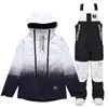 Tute da sci Uomo Donna di alta qualità Tuta da snowboard Giacca e pantaloni con bretelle Inverno caldo impermeabile Completo da sci Montagna Snowsuit 2023 230828