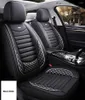 Bilstolskydd för 206 301 307 308SW 4008 5008 2008 3008 Full Set Styling Universal Auto Leather Interior Accessories