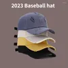 Casquettes de balle 2023 Printemps et été Street Personnalité Polyvalent Soft Top Sunshade Cap Retro Hole Hommes Femmes Tendance Baseball Hat Gorras