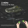 Электрические/RC животные крокодиловая лодка 24 ГГц RC 4channel Alligator