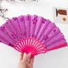 Produtos de estilo chinês, leque dourado de papel, ventilador portátil dobrável de mão para meninas, vestido fu, adereço de dança, decoração de festa em casa, presente, leque de lembrança