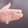 10 pièces XXXL taille 4 cm grosse boule verre tuyau d'huile bols 10mm 4mm 18mm mâle femelle verre brûleur à mazout tuyau Transparent clair tabac bol plié adaptateur de narguilé