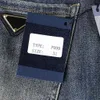 Clássico impresso bordado designer mens jeans motocicleta buraco luxo denim moda masculina rua hip-hop calças de grife