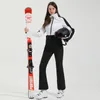 Лыжные костюмы Gsou Snow Snow Ski Ski Ski Профессиональный водонепроницаемый теплый тонкий сноуборд в американском стиле.