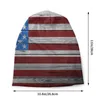 Berets American Flag Cap Goth Outdoor Skullies Шляпы шляпы мужчины, женщины, лето теплые двойные капоты, вязаная шляпа