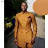 Conjunto de terno masculino de casamento indiano, 20 cores, feito sob medida, slim fit, melhor homem, vestido de noivo, smoking, jantar de baile, blazer dourado, calças, 2 peças, q230828